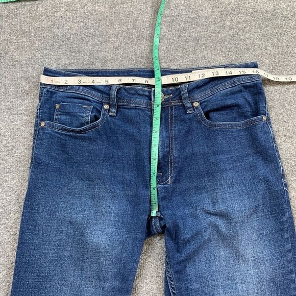 Buffalo David Bitton Jeans Mens 32 Blue Jackson Straight Stretch Mid Rise Denim - Picture 3 of 9